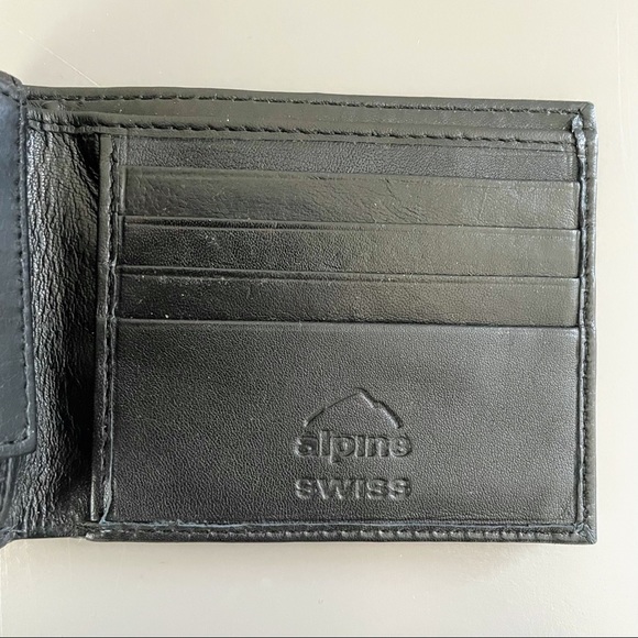 NEW ALPINE SWISS LEATHER WALLET IN BOX - Picture 6 of 9